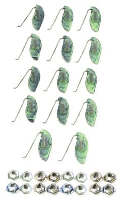 1957 Chevy Moulding Clip Set, Bel Air & 210 Front Fender 1957 Chevy Moulding Clip Set, Bel Air & 210 Front Fender