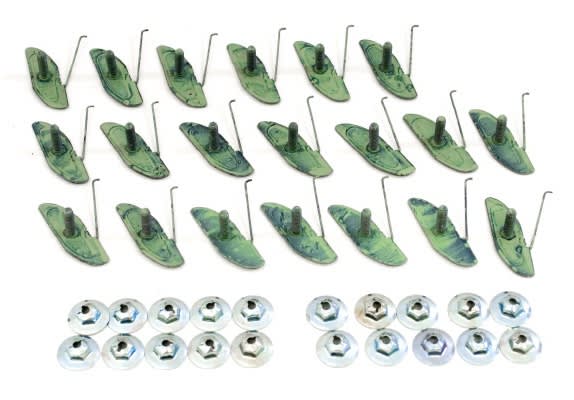 1955 Chevy Moulding Clip Set, 210 Long Quarter Panel