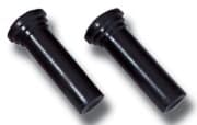 1955 1956 1957 Chevy Door Lock Knob, Black - Pair