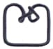 1955 1956 1957 Chevy Universal Moulding Clip, 1'' x 1'' 1955 1956 1957 Chevy Universal Moulding Clip, 1'' x 1''