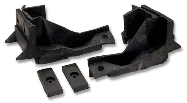 1955 1956 1957 Chevy Rear Quarter Drain Seals and Rubber Bumper Stops, Convertible