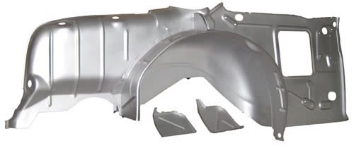 Golden Star Inner Quarter Panel - 1955 1956 1957 Chevy Sedan Passenger Side with Extended Width (OS) (TF) Golden Star Inner Quarter Panel - 1955 1956 1957 Chevy Sedan Passenger Side with Extended Width (OS) (TF)