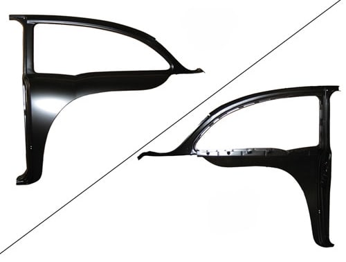 1955 1956 1957 Chevy Golden Star Auto 2-Dr Sedan Door Jamb And Window Skin Patch Quarter Panel - Drivers Side (OS)