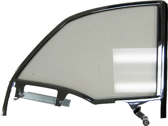 Golden Star 1955 1956 1957 Chevy Convertible Complete Lower Quarter Window Frame - Passenger Side (OS)