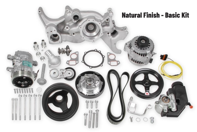 1955 1956 1957 Chevy Holley LS Mid Mount Accessory System (OS)