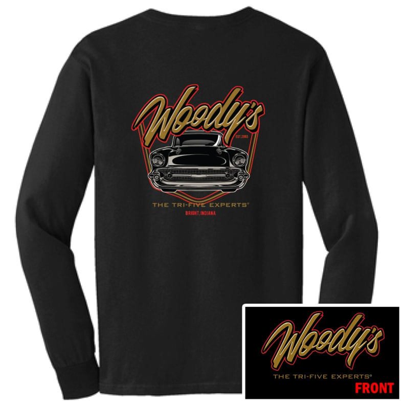 Woody's 2021 1957 Long Sleeve T-Shirt - Black Woody's 2021 1957 Long Sleeve T-Shirt - Black