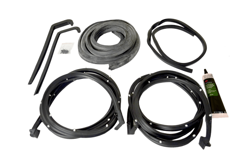 1955-56 2-Dr Hardtop & Convertible Weatherstrip Kit