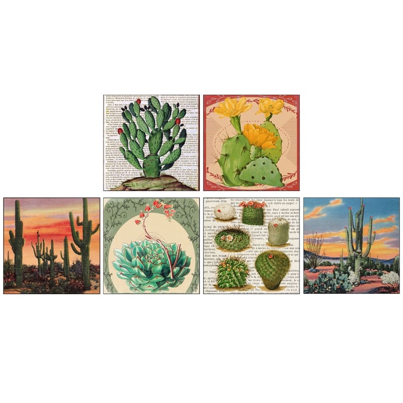 Desert Beauty Square Mini Matchboxes