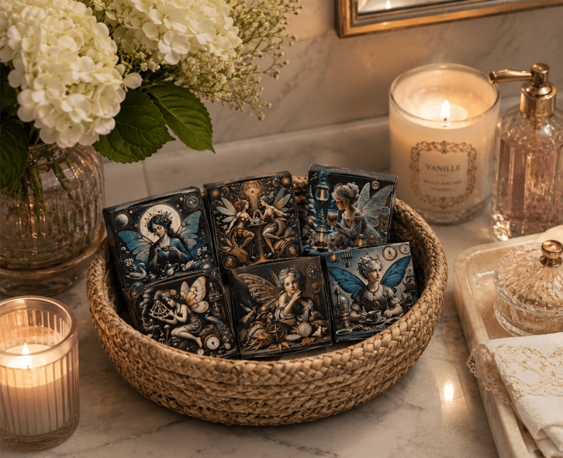 Apothecary Fairies Square Matchbox