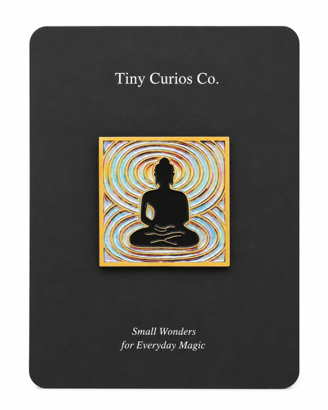 Zen Ripple Meditation Pin