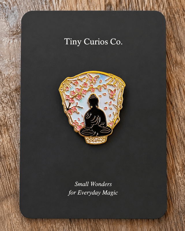 Butterfly Blossom Meditation Pin