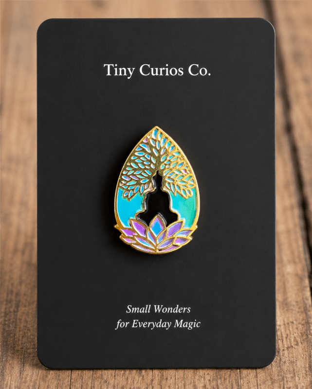 Prism Canopy Meditation Pin
