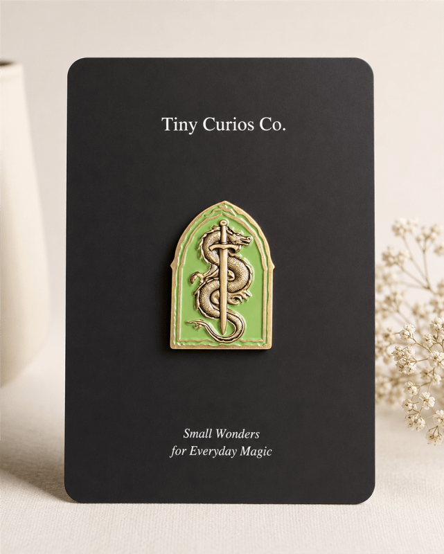 Serpentblade Dragon Pin