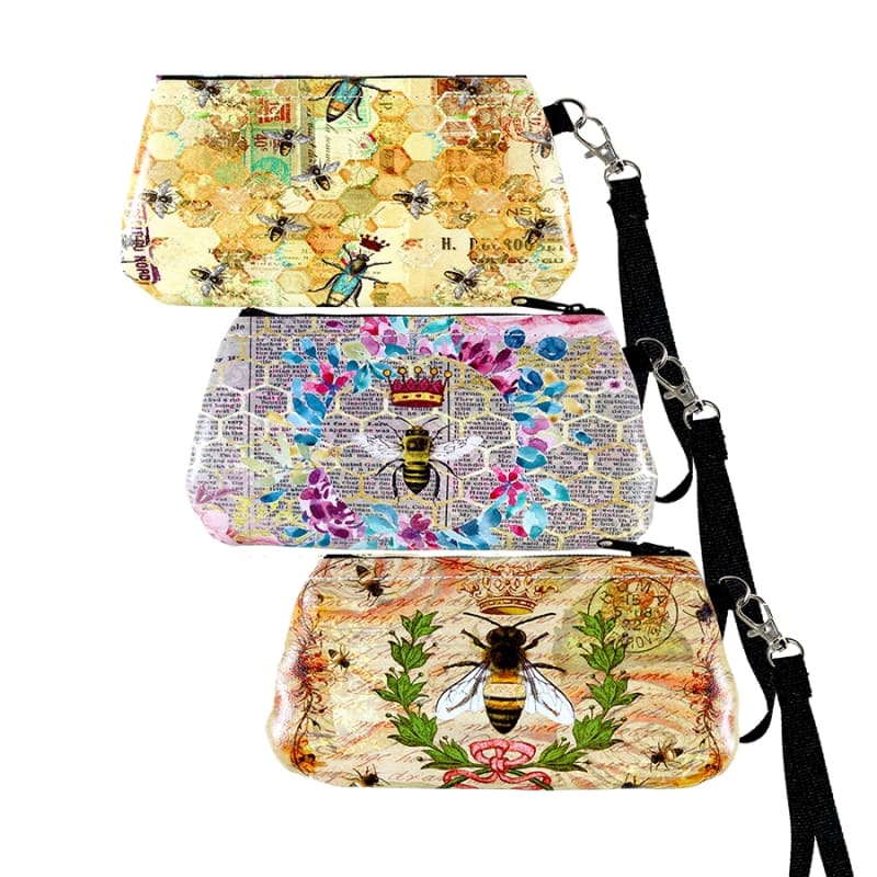 Queen Bee Wristlet Purse