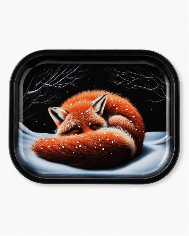 Sleeping Fox Metal Tray Sleeping Fox Metal Tray