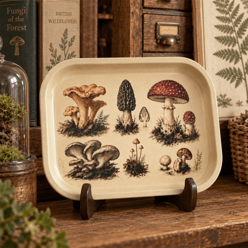Woodland Mycology Specimen Metal Tray
