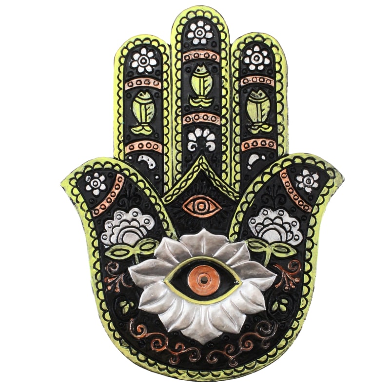 Hamsa Incense Holder Plaque Paperweight