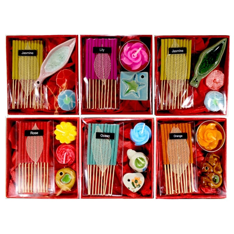 Incense & Candle Gift Box Ceramic