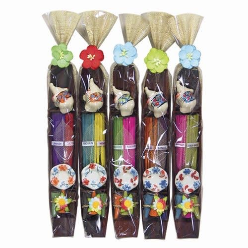 Wood Boat Incense Pack