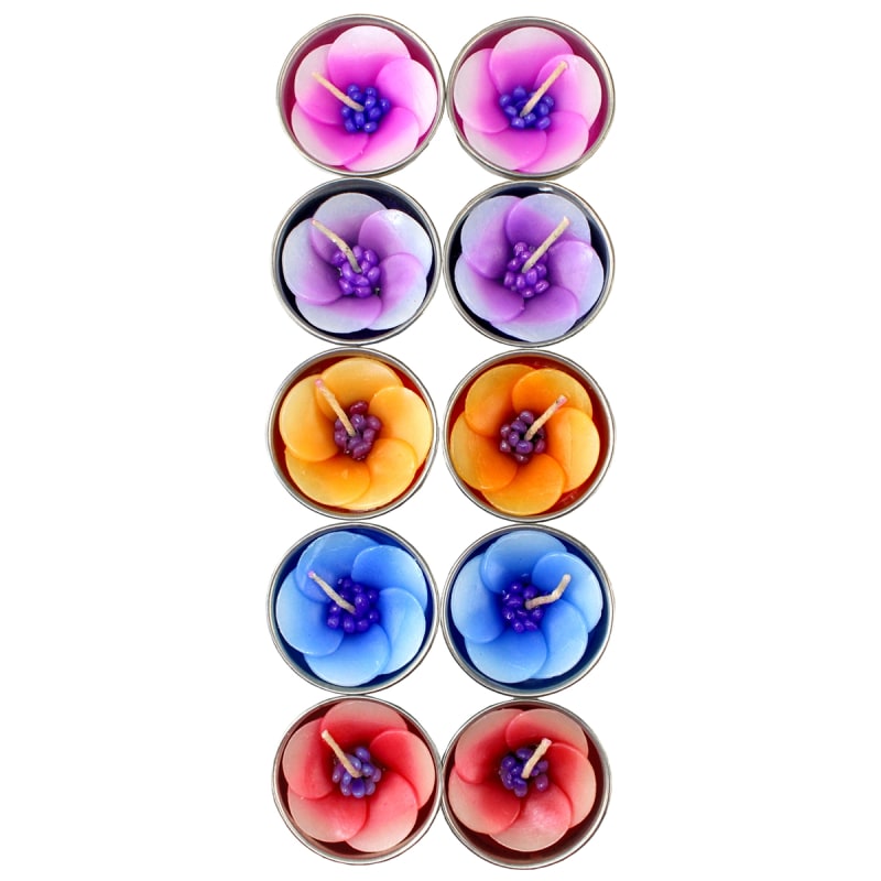 Plumeria Tea Light Candle