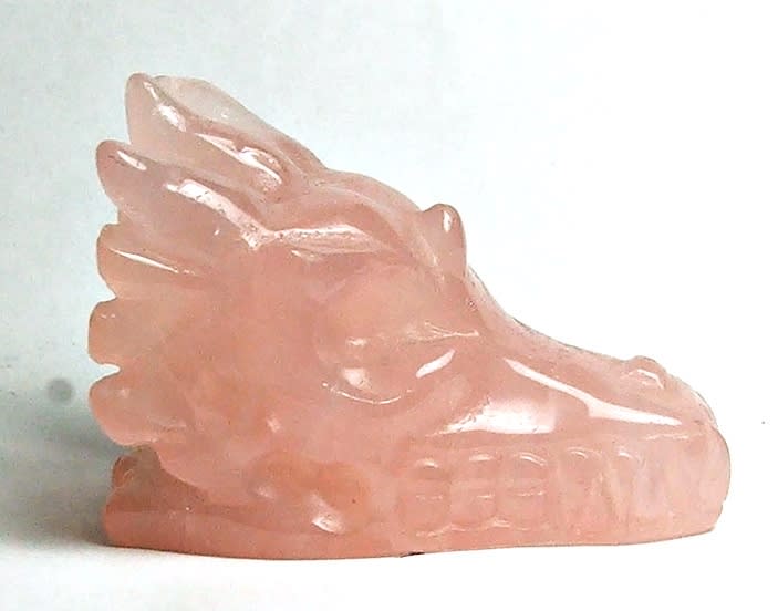 DH03-DRAGON HEAD IN ROSE QUARTZ