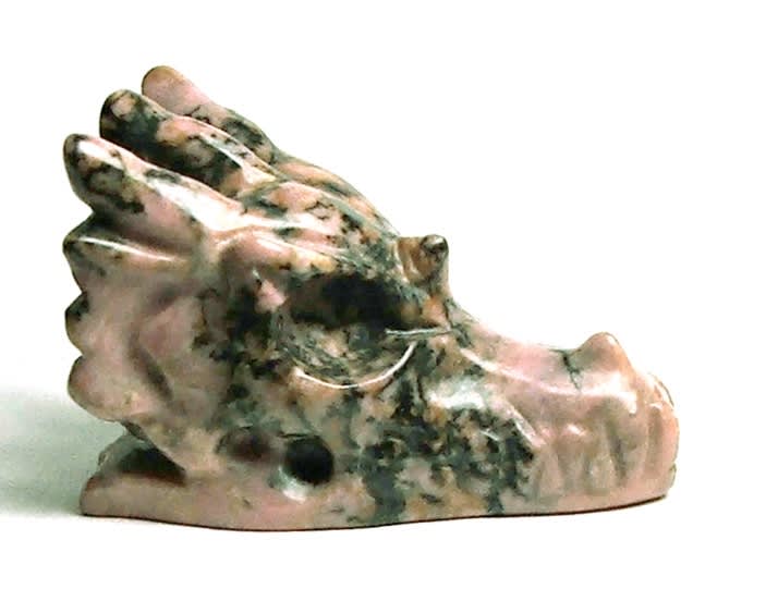 DH12-DRAGON HEAD IN RHODONITE
