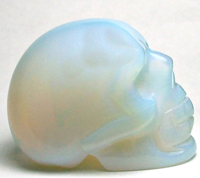 SK-04 50mm STONE SKULL IN OPALITE