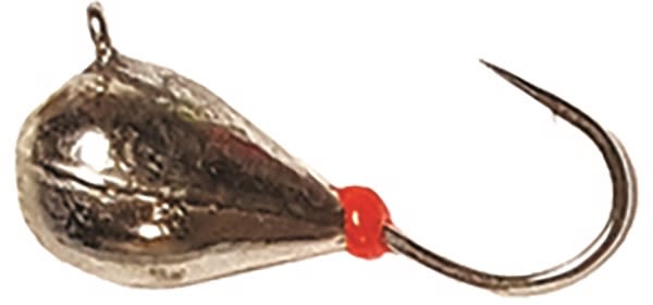 Fiskas Handpainted Jigs - HP39 Nickle Red Bead - 6MM