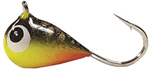 Fiskas Handpainted Jigs - HP46 Black Yellow Scales - 6MM