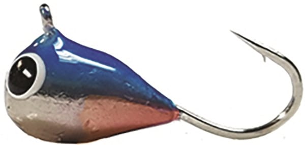 Fiskas Handpainted Jigs - HP59 Blue Orange Galvanized - 4MM