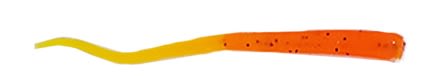 Little Atom Jumbo Wedgee - 5 tails per pack - 93 Orange Chartreuse