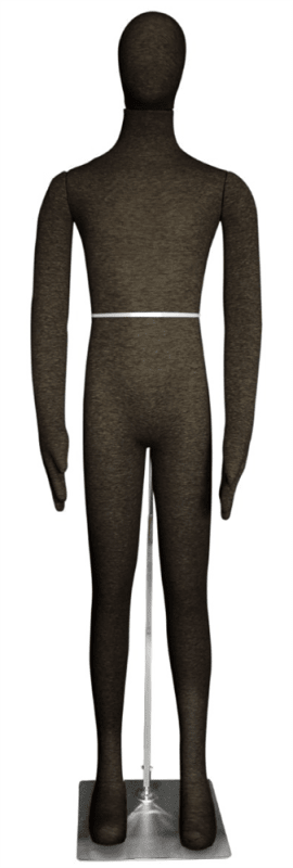 Black Posable Male Mannequin from www.zingdisplay.com