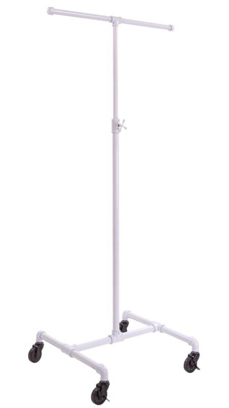2 Way Adjustable Rack Glossy White - Pipe Collection from www.zingdisplay.com 2 Way Adjustable Rack Glossy White - Pipe Collection from www.zingdisplay.com
