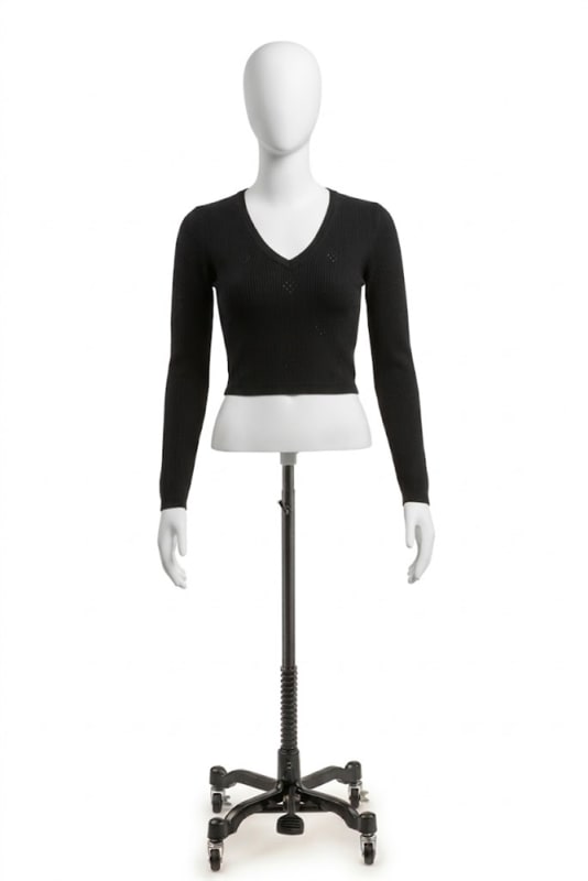 Egghead Female Sitting Mannequin (TMK-MD-C9)
