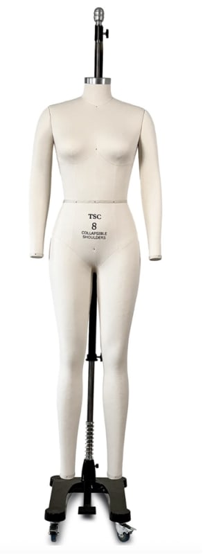 Professional female full body dress form on adjustable stand – The Signature Collection by Zing Display