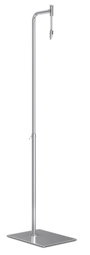 Chrome Metal Hanging Base for Dress Forms & Mannequins - Fits 3/4" Flange