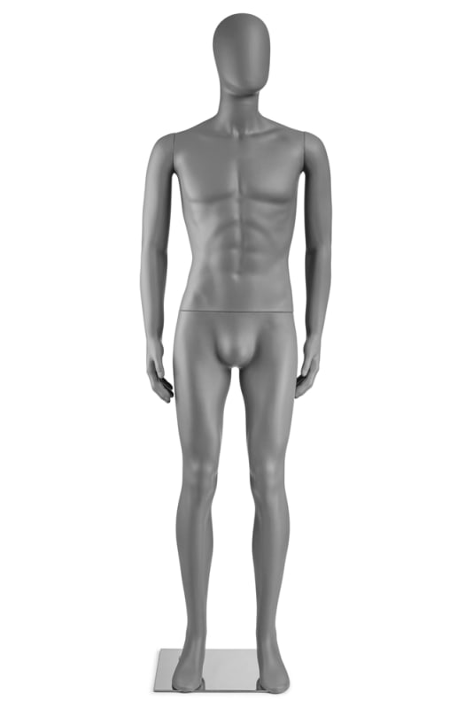 Male Egghead Full-Body Mannequin | PM Collection | Zing Display