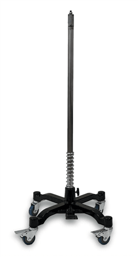Rolling dressmaker base and pole for The Signature Collection professional half and 3/4 body dress forms