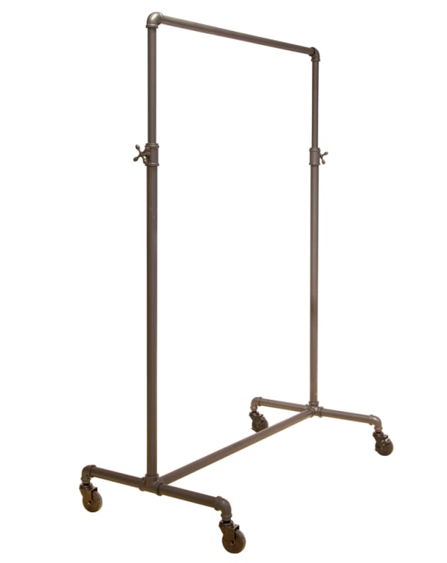 adjustable ballet clothing rack anthracite grey pipe collection zing display