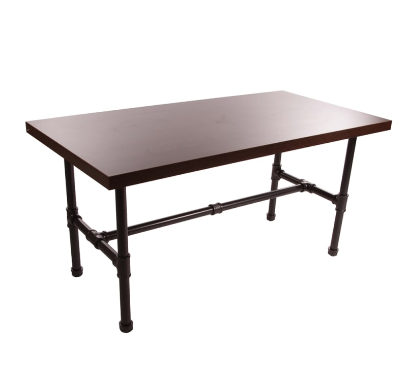 small nesting retail display table pipe collection anthracite grey zing display
