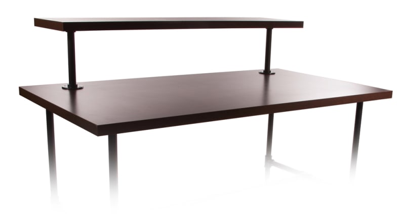 nesting topper large table pipe collection anthracite grey retail display zing display