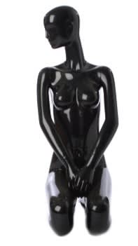 glossy black kneeling female mannequin retail display zing display glossy black kneeling female mannequin retail display zing display