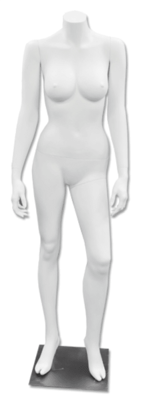 photo of Headless Female Mannequin Matte White photo of Headless Female Mannequin Matte White