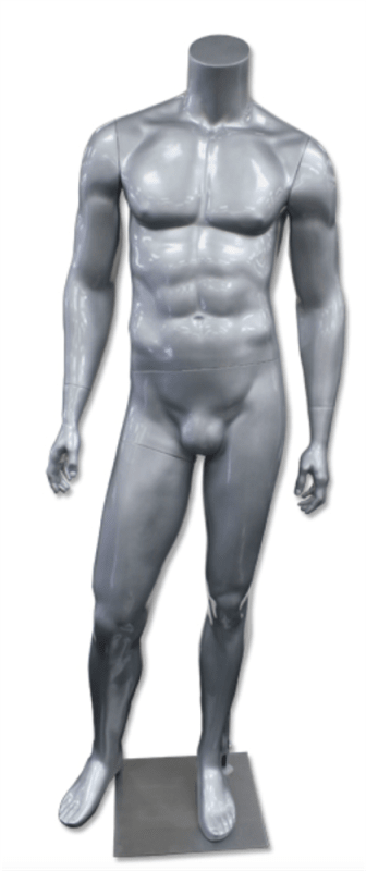 Men’s Headless Full-Body Mannequin – Modern Male Display | Zing Display