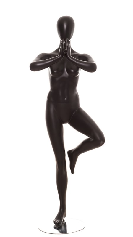 Yoga Mannequin Female in Tree Pose