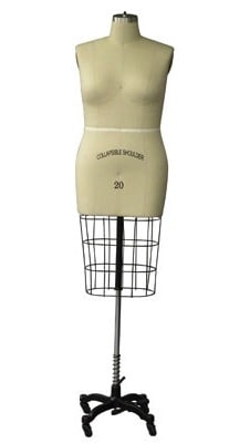 Half body female dress form size 20 mannequin for sewing, tailoring, and apparel display Half body female dress form size 20 mannequin for sewing, tailoring, and apparel display