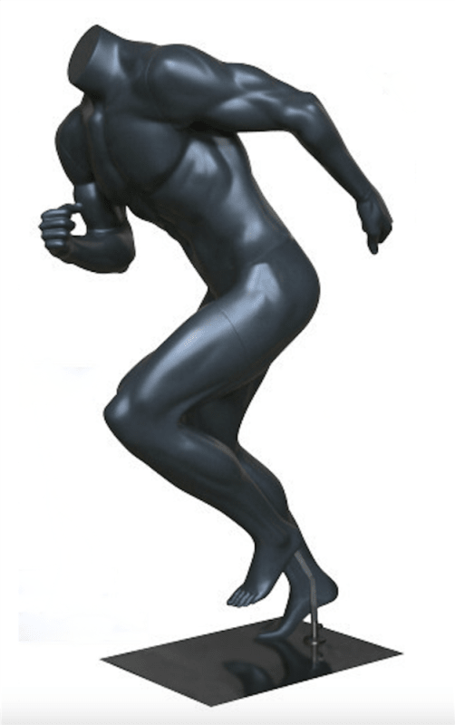 Running Back Football Male Mannequin Headless