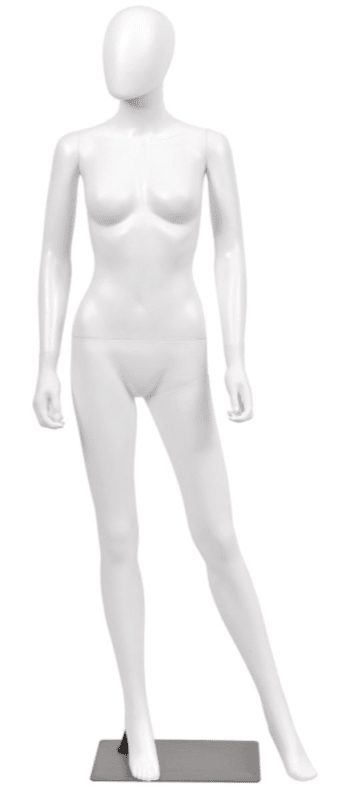 5.8 ft Unbreakable Female Mannequin Egghead