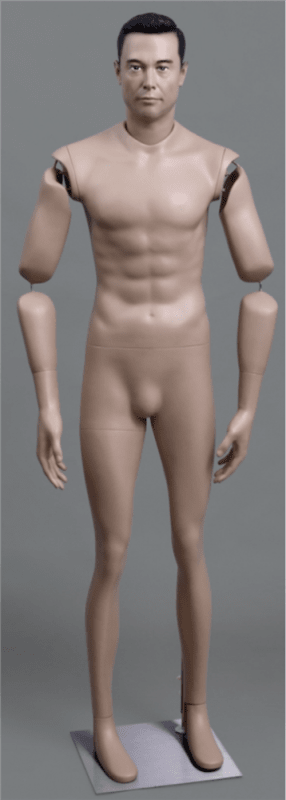 Military Colonel Male Realistic - Articulating Arms