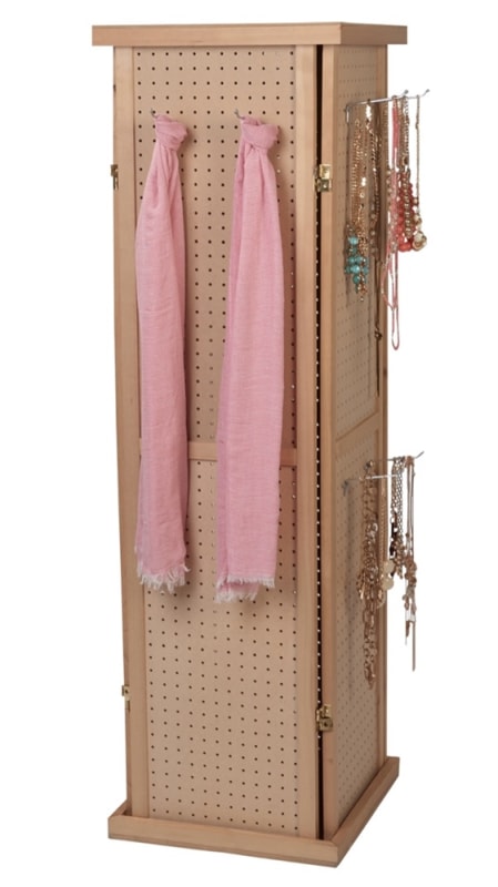 Rotating Pegboard Tower